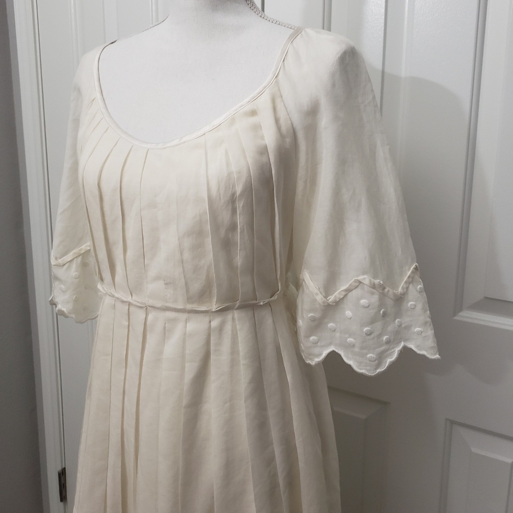 Pretty 3.1 Philip lim ivory cotton silk dress 4